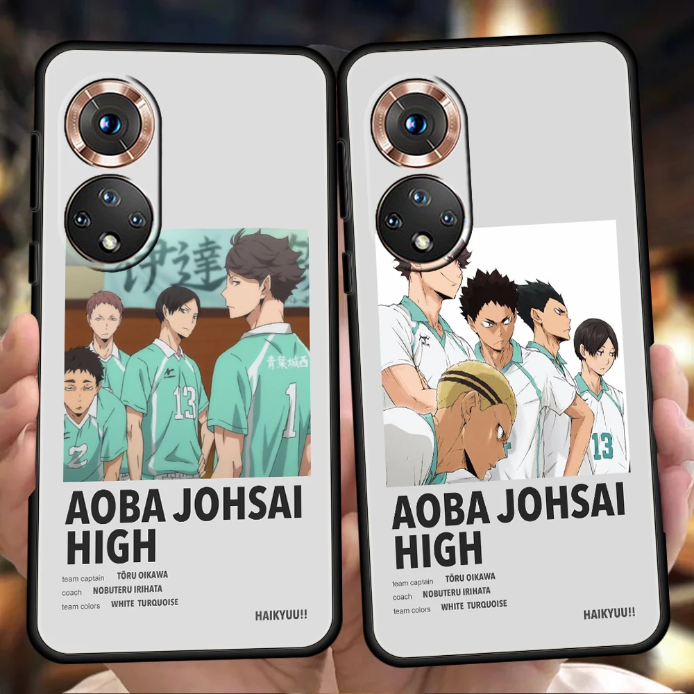 

Haikyuu Love Volleyball Phone Case For Honor 50 10i 20i Pro Cover Bag For Honor 20 20S 10 9 8A 8S 8X 7A 5.7inch 7X Silicon Shell