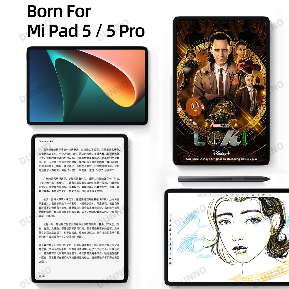 Paper Like Film for Mi Pad 5 Pro 2021 Xiaomi Pad 5 11'' Matte PET Painting Write Tablet Screen Protector Accessories images - 6