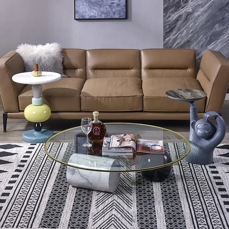 Скандинавский креативный боковой столик современный минималистичный диван