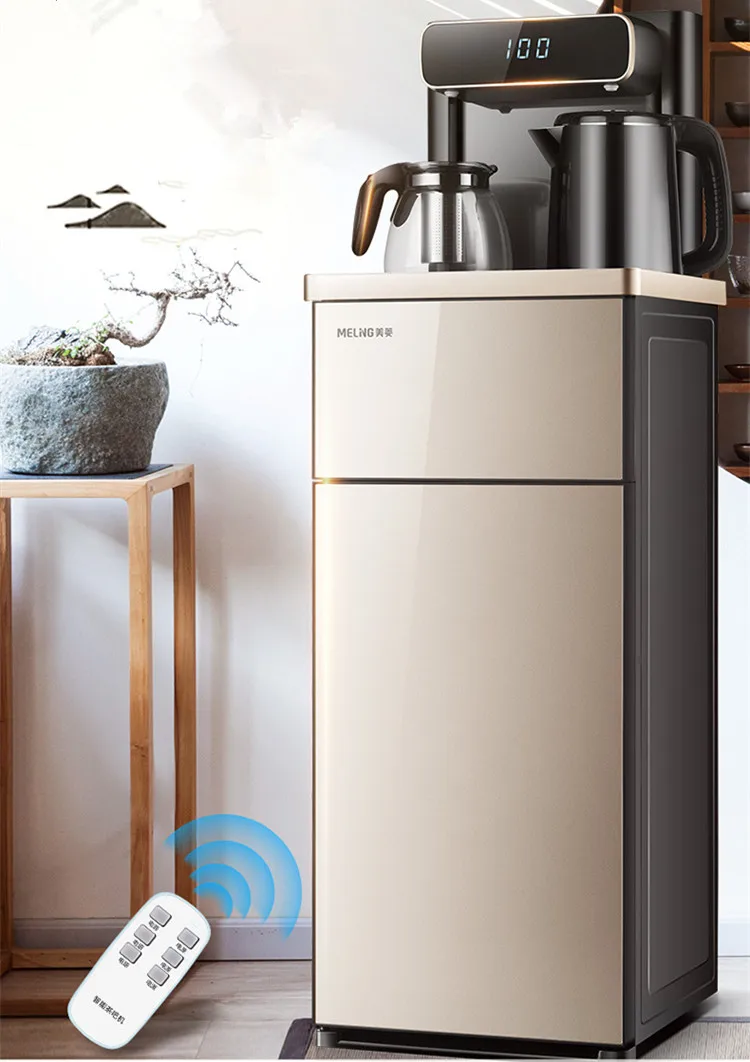 

Tea Bar Machine Cooling and Heating Water Dispenser Household Multi-function Remote Control Vertical Water Dispenser