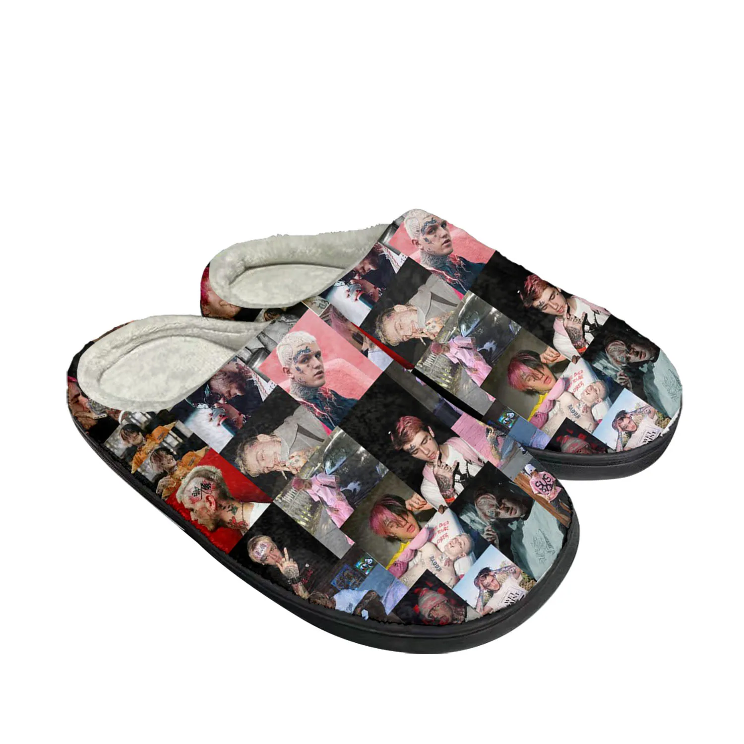 Hot Hip Hop Rapper Lil Peep Home Cotton Custom Slippers Mens Womens Sandals Plush Bedroom Casual Keep Warm Shoe Thermal Slipper