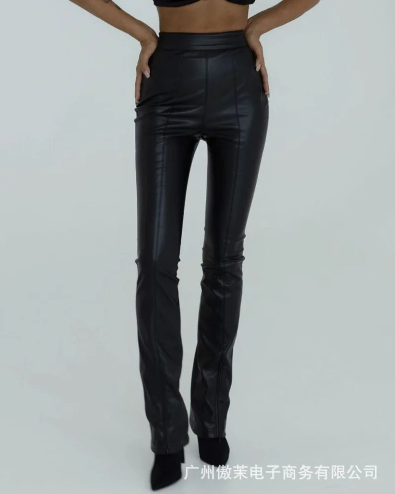 

Spot 2022 New Black Back Strap Trousers Women's Trousers Pants for Women