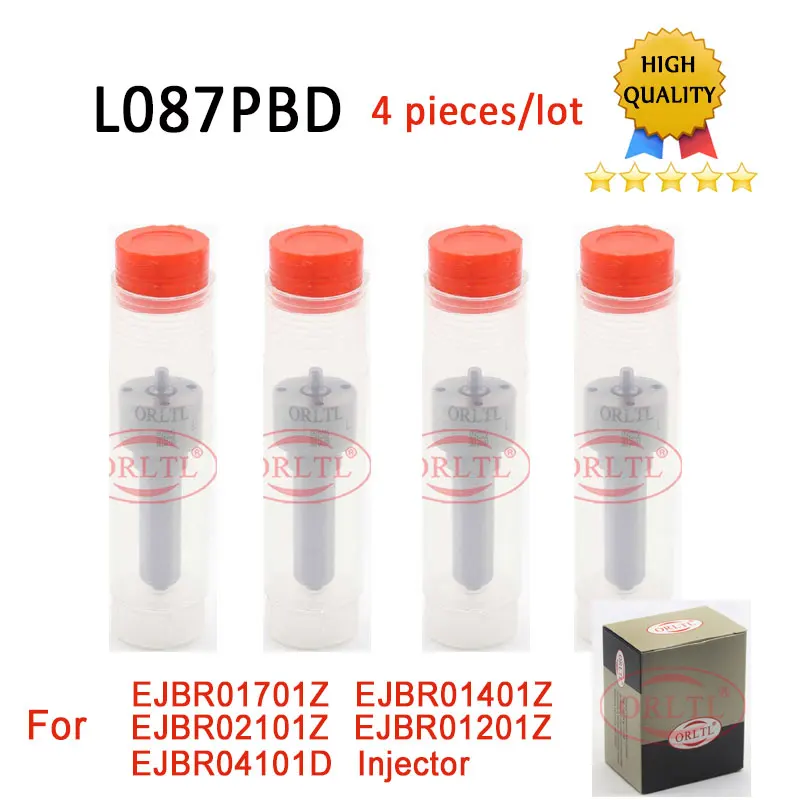 

4 штуки сопла L087PBD L087PRD L087PBC ASLA144FL087 DSLA144FL087 для EJBR01701Z EJBR02101Z EJBR01401Z EJBR01201Z EJBR04101D