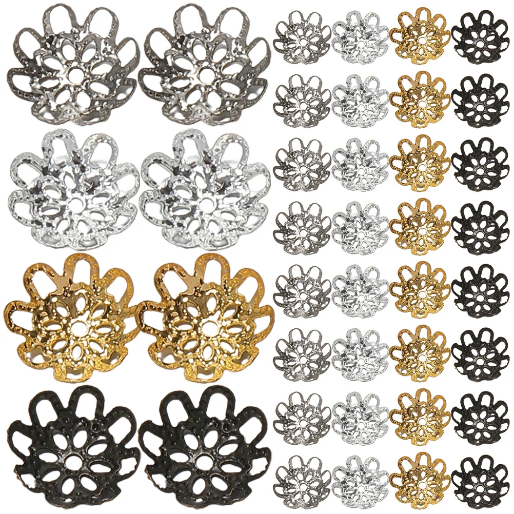 600 шт. бусины с пятью лепестками для браслетов ювелирных изделий прочные шапочки