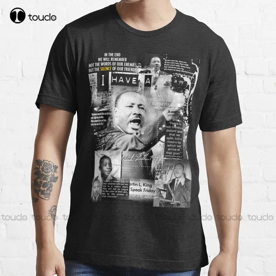 

Martin Luther King Jr Trending T-Shirt Shirt Men Custom Aldult Teen Unisex Digital Printing Tee Shirts New Popular Xs-5Xl Unisex