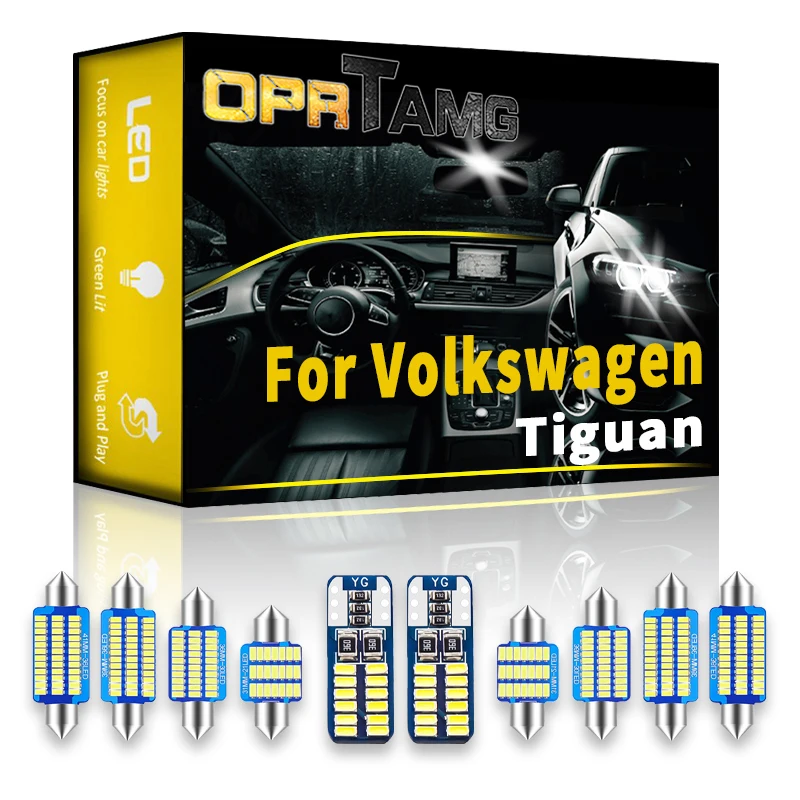 

Светодиодные лампы для Volkswagen Tiguan 2005 2006 2007 2008 2009 2010-2022