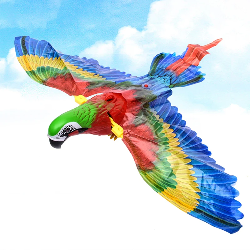 Simulation Bird Interactive Cat Toys Electric Hanging Eagle Flying Bird Cat Teaser Play Cat Stick Scratch Rope Kitten Dog Toy