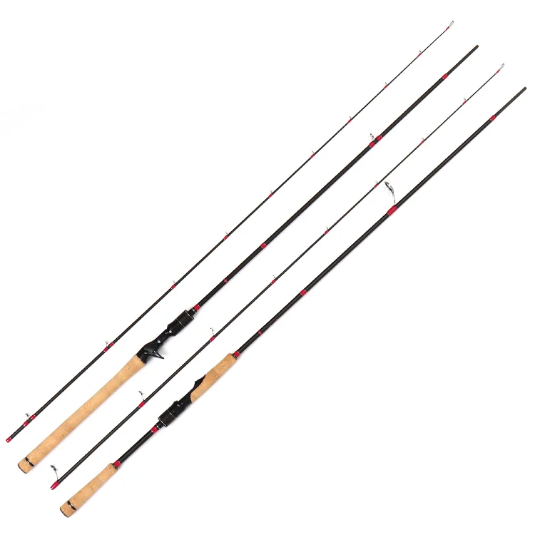 Высококачественная Удочка из углеродного волокна для спиннинга с катушкой Fuji