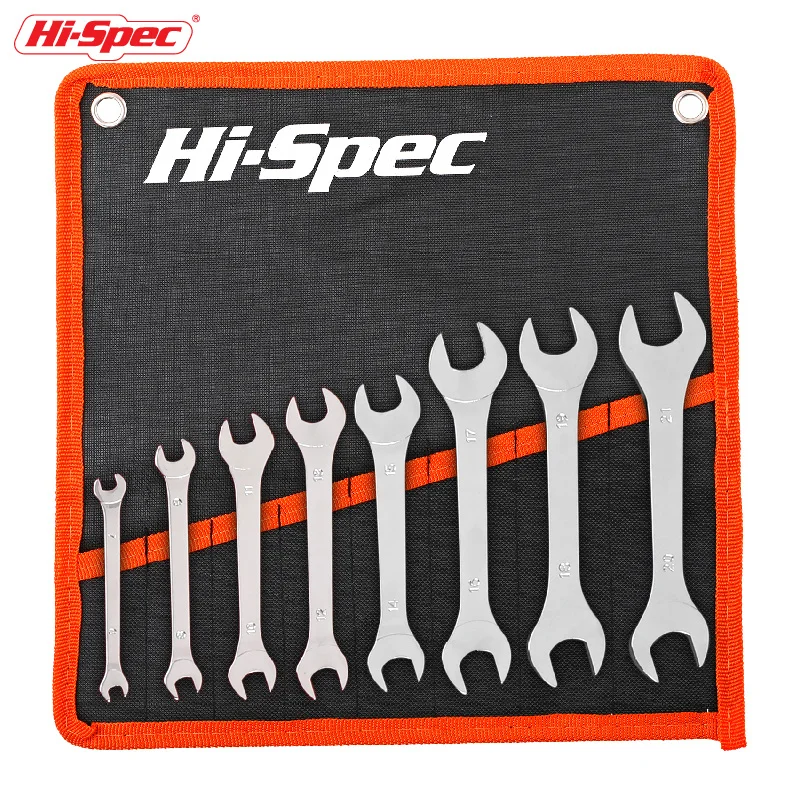 

Набор гаечных ключей Hi-Spec из хромованадиевой стали 8 шт.