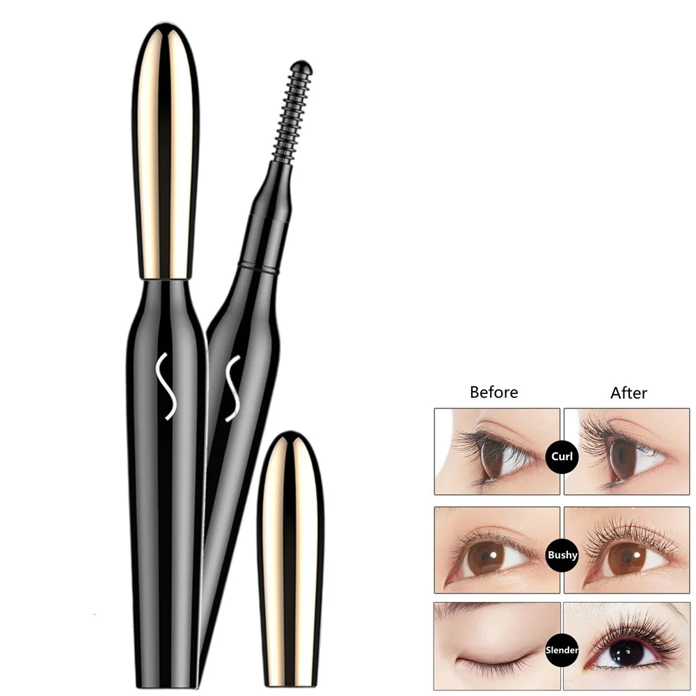 

Electric Eyelash Curler Natural Curling Charging Double-temperature Beauty Eyelashes Long Lasting Stereotyped Quick Heating Usb