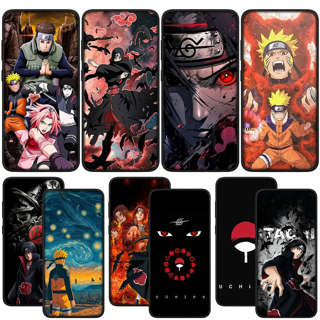 Чехол Akatsukis Itachis Uchihas Sasukes для Samsung Galaxy S21 S20 Fe S23 S22 Ultra S8 Plus A25 A12 A13 A21S A73 + чехол
