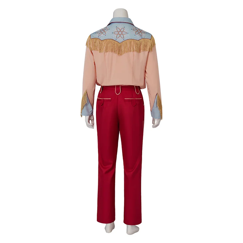 Костюм для косплея Назад к грома Future Marty McFly ковбойская рубашка взрослых и мужчин