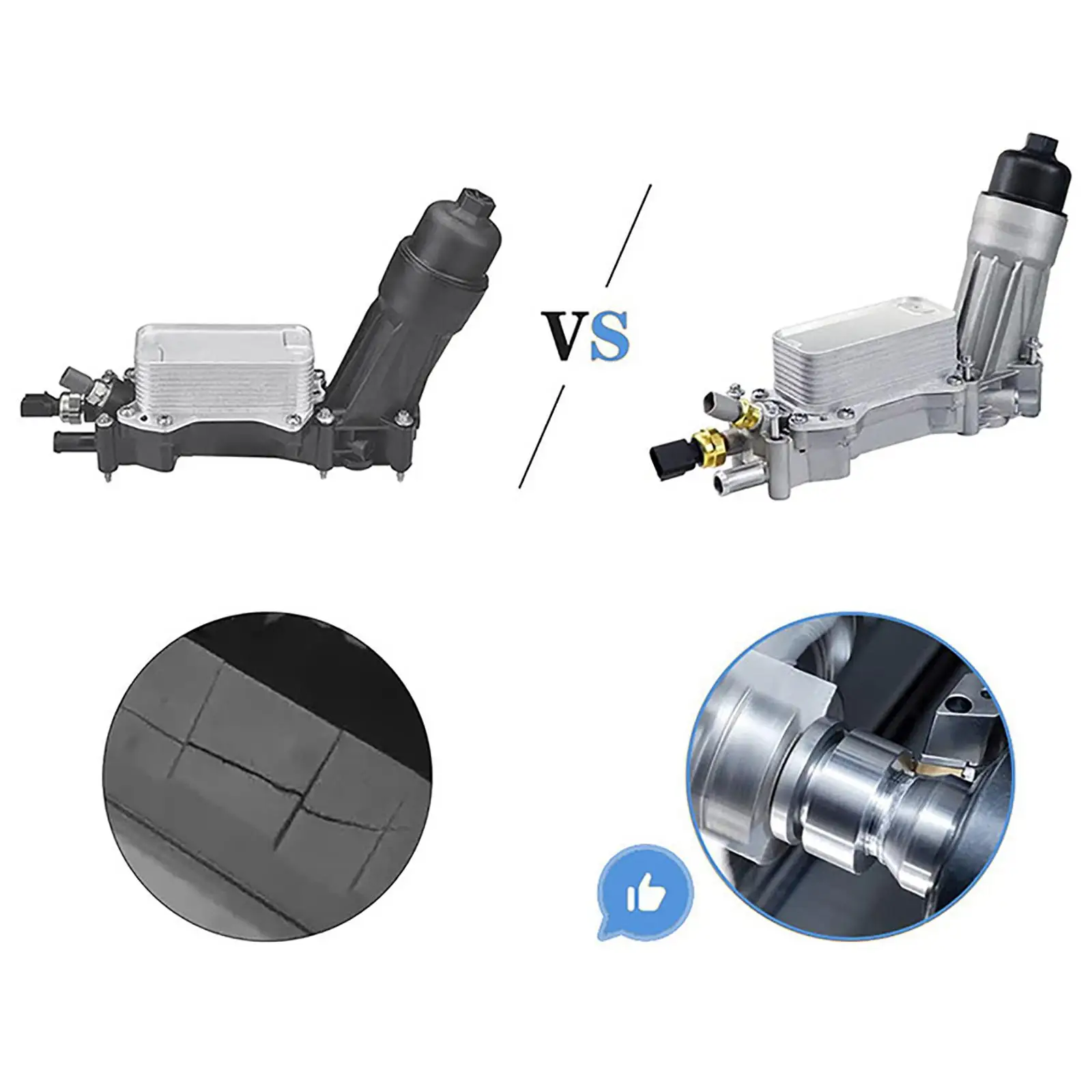 Oil Filter Housing Adapter For Chrysler 200 300 For Charger For Grand Cherokee For Wrangler 5184294ad