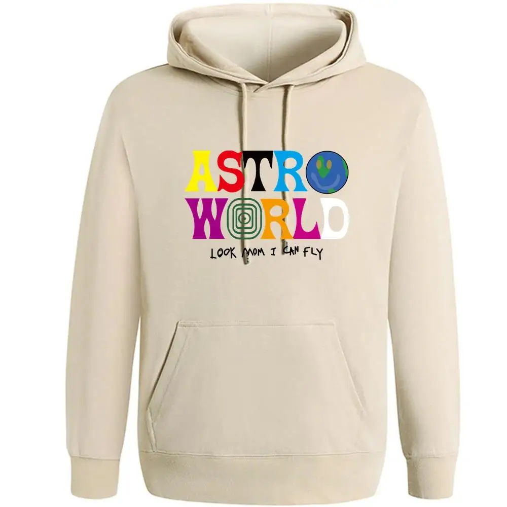 Толстовка Astroworld Для Мужчин И Женщин Повседневная Уличная Одежда С Графическим