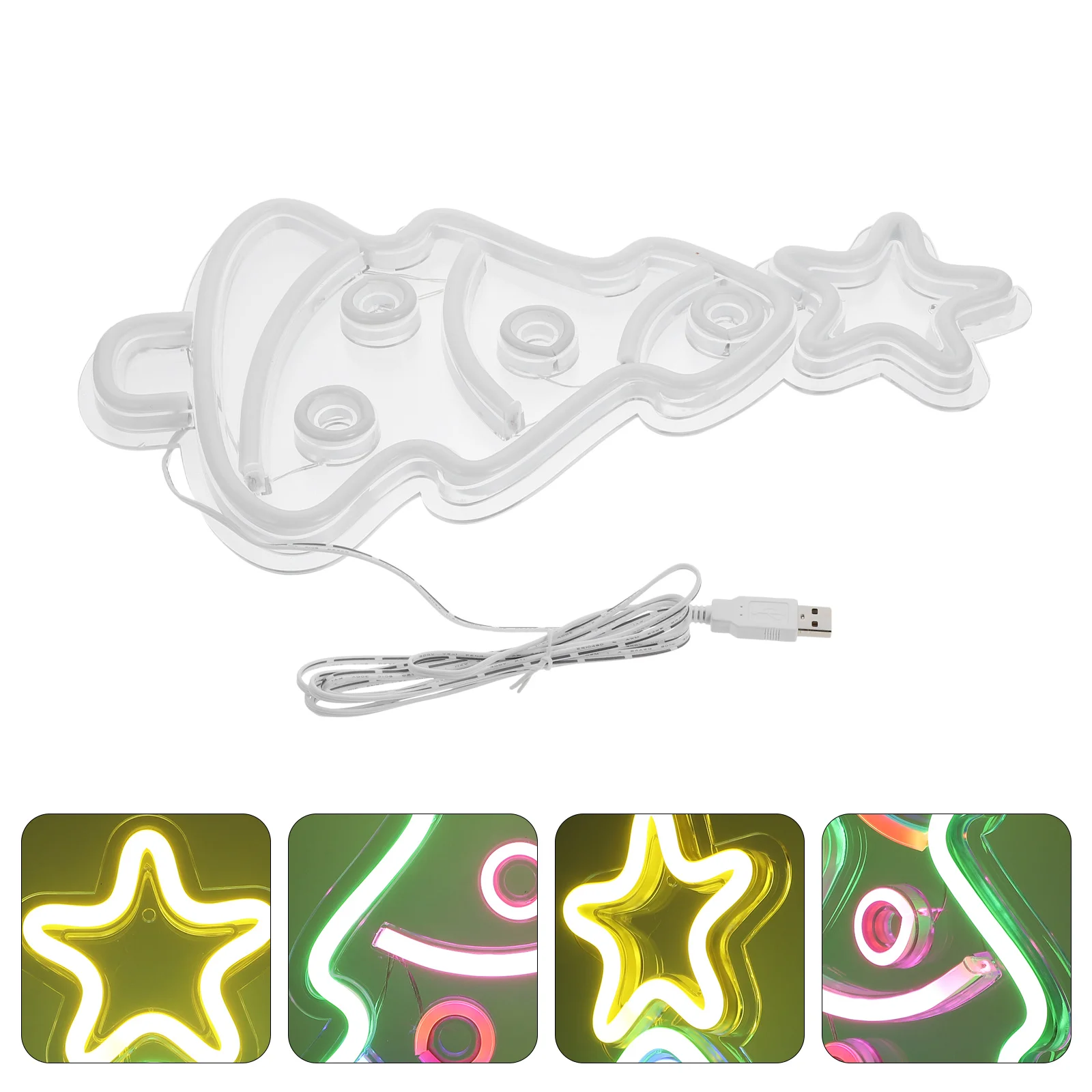 

Tree Neon Lamp Light Christmas Lednight Signs Decorkids Decorative Bedside Nursery Sign Lights Decoration Holiday Lighting Mini