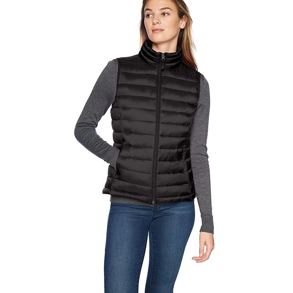 

Женский жилет без рукавов, зимние модные женские жилеты с хлопковой подкладкой, пальто, мужские теплые жилеты с воротником-стойкой, одежда