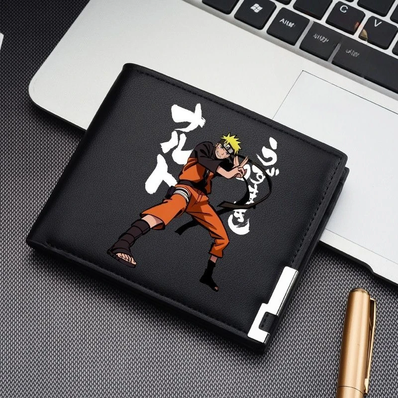 Фото Креативный кошелек NARUTO Hatake Kakashi Uchiha Itachi Uzumaki Naruto, мужской изысканный держатель для карт, зажим для монет в подарок парню №5