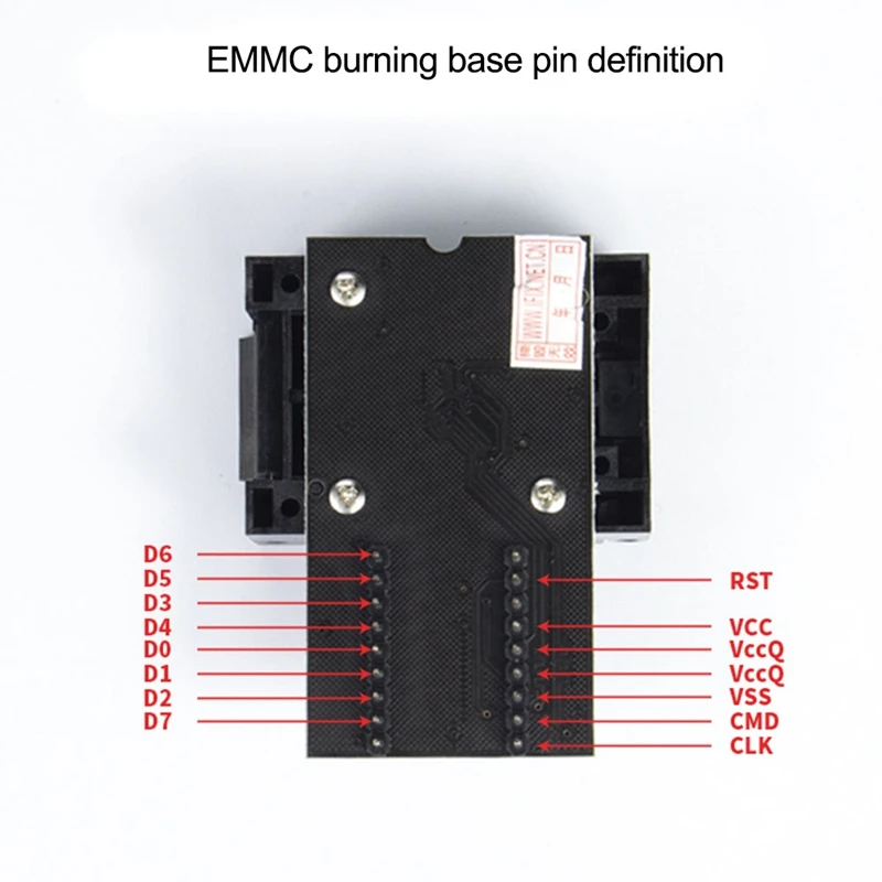 RT-BGA169-01 BGA169 / BGA153 EMMC адаптер V2.5 с 4 боксами BGA для программатора RT809H |