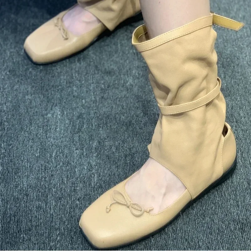 Корейская версия из овчины нишевые туфли Мэри Джейн натуральной кожи с