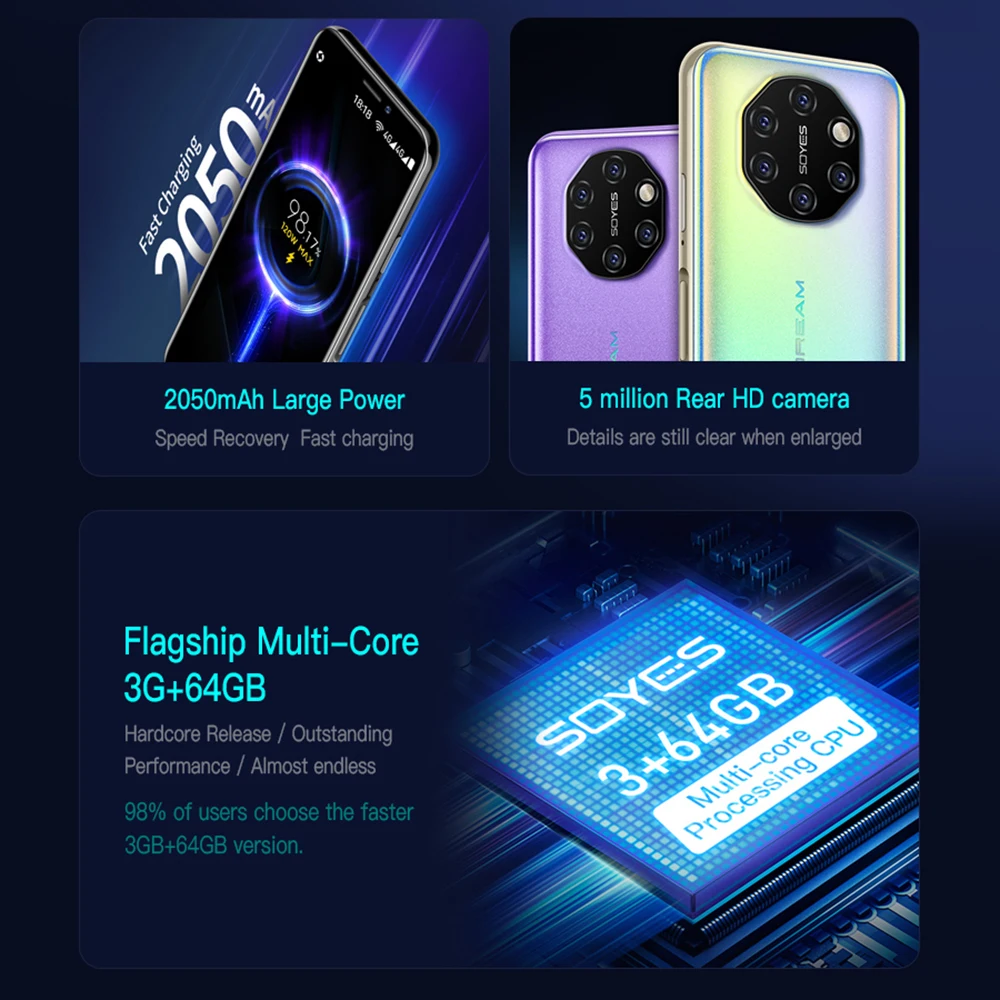 SOYES 4G Mini Smartphone 3.5