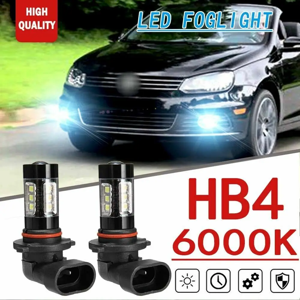 

2 шт., светодиодсветодиодный Противотуманные фары 9006 лм 6000 К