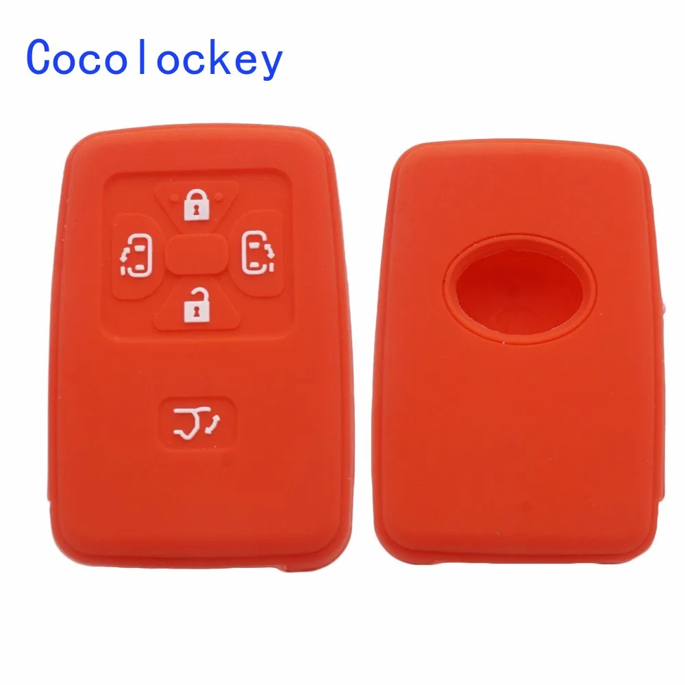 

Cocolockey 5 Buttons Silicone Skin Protector for Toyota Noah Tarago Mark X Yaris Estima RAV4 Voxy Corolla Key Cover Case Fob