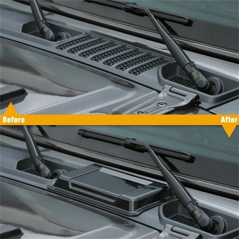 1 шт. Черный ABS автомобильный передний капот двигателя воздухозаборник для Jeep