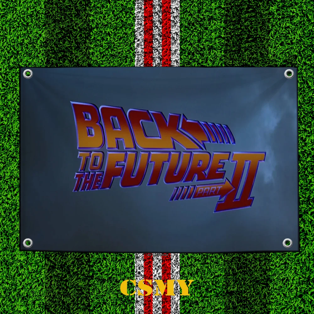 Настенный флаг возвращайтесь в будущее украшения 4 июля декоративные флаги и