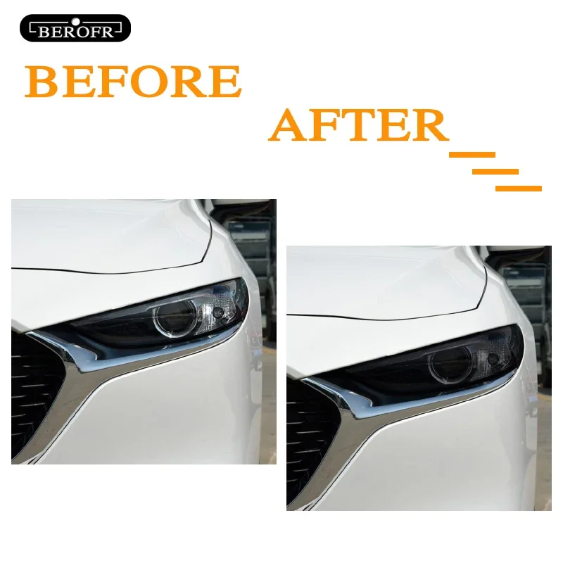 2 шт. защитная пленка для автомобильных фар Mazda 3 BP 2019 2020