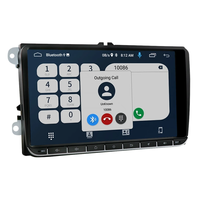 

Автомагнитола 2 Din, Android, 9 дюймов, RDS, AM, Bluetooth, Wi-Fi, MP5, мультимедийная стереосистема для Volkswagen, Skoda, Passat B6, B7