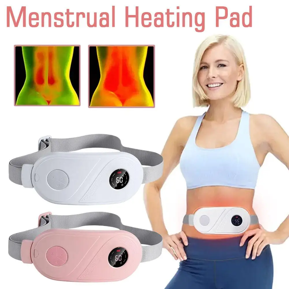 Electric Warming Waist Heat Belt Fast Pain Relief Vibration 