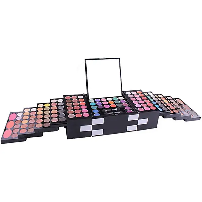 

Eyeshadow Kit 148 Colors Matte Eyeshadow Palette Cosmetic Kit Mineral Oil Highly Colored Soft & Smooth For Eyes Lips Cheeks Body