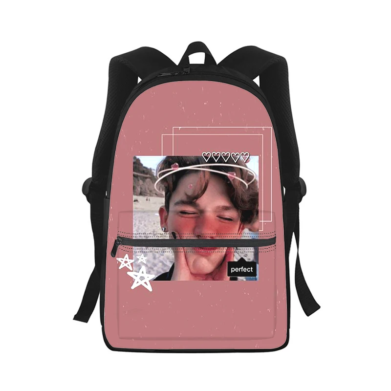 Payton Moormeier Merch Men Women Backpack 3D Print Fashion Student School Bag Laptop Backpack Kids Travel Shoulder Bag