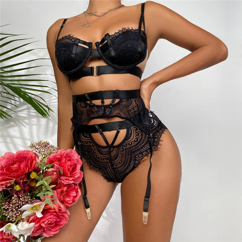 

AIIOU 22 стиля Эротический бюстгальтер + стринги Женское нижнее белье Babydoll комплект сексуального белья Прозрачная кружевная ночная сорочка сексуальные костюмы