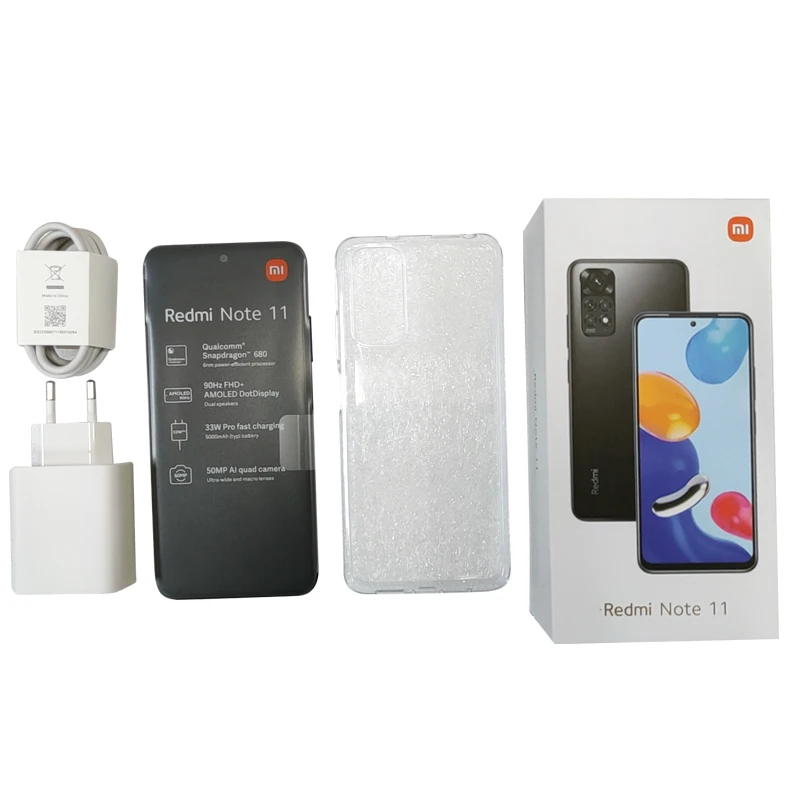 Global Version Xiaomi Redmi Smartphone Note 11 64GB / 128GB Snapdragon 680 Octa Core 33W Pro Fast Charging 50MP Quad Camera