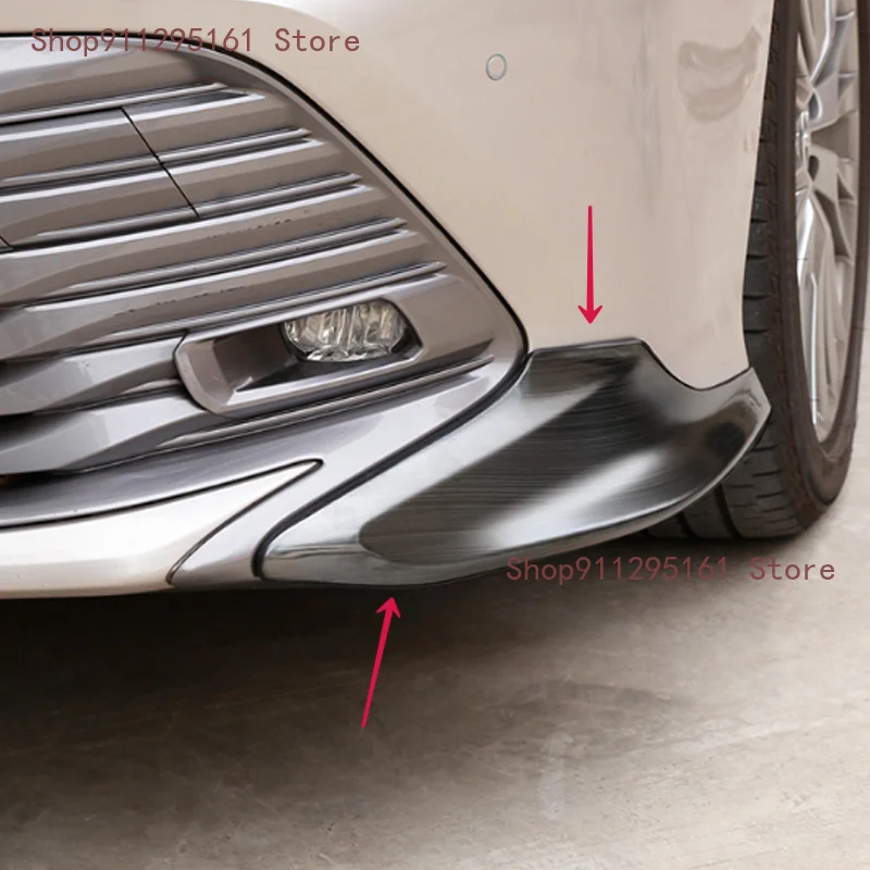 

Car Style 2PCS Front Corner Cover Bumper Lip Corner Decoration Ornaments Strips For Camry 2018 2019 2020 2021