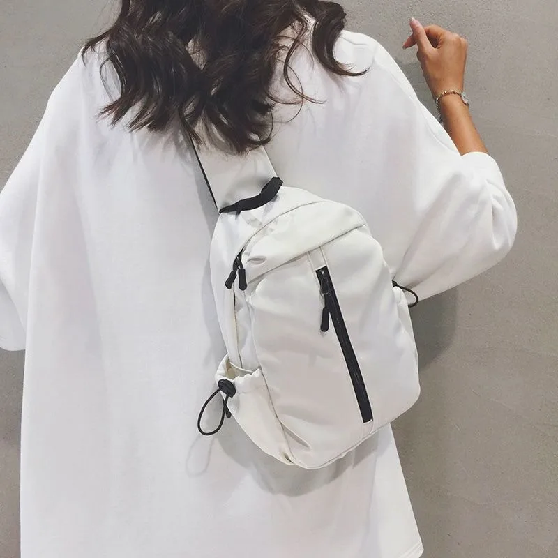 Уличная трендовая нагрудная сумка для женщин и мужчин Спортивная поясная