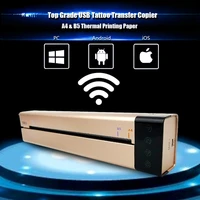 wireless wifi usb port mini tattoo transfer machine set for app pc wlan thermal stencil copier transfer paper drawing printer