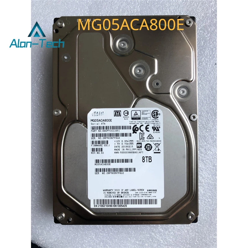 Жесткий диск To-shiba NEW 8 ТБ MG05ACA800E Enterprise 3 5 дюйма HDD SATA III 6 Гб/с 7200 об/мин 128 Мб