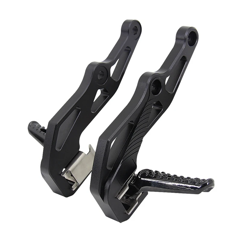 Motorcycle Foot Pegs Pedals Footrest Kit Parts Accessories For HONDA NC700D NC750D NC 700D 750D NC700 NC750 D Integra(Black)