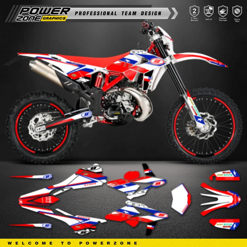 Комплект графической наклейки и наклеек PowerZone для BETA 2018 2019 RR RR-S 125 200 250 300RR 350 390 430 480