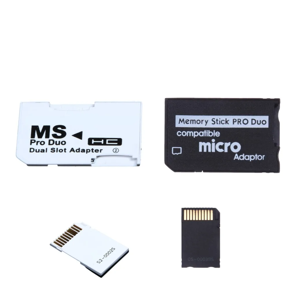 

Двойной слот Micro для SD SDHC TF для карт памяти MS Card Pro Duo адаптер для карт памяти PSP