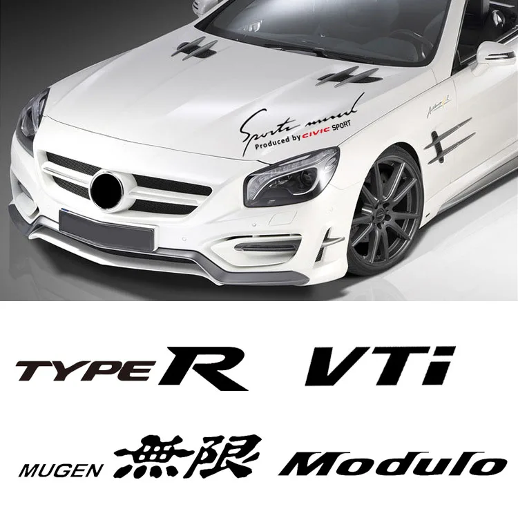 Автомобильные аксессуары лампа для бровей модная наклейка Civic DOHC Mugen Тип R типы RR SI