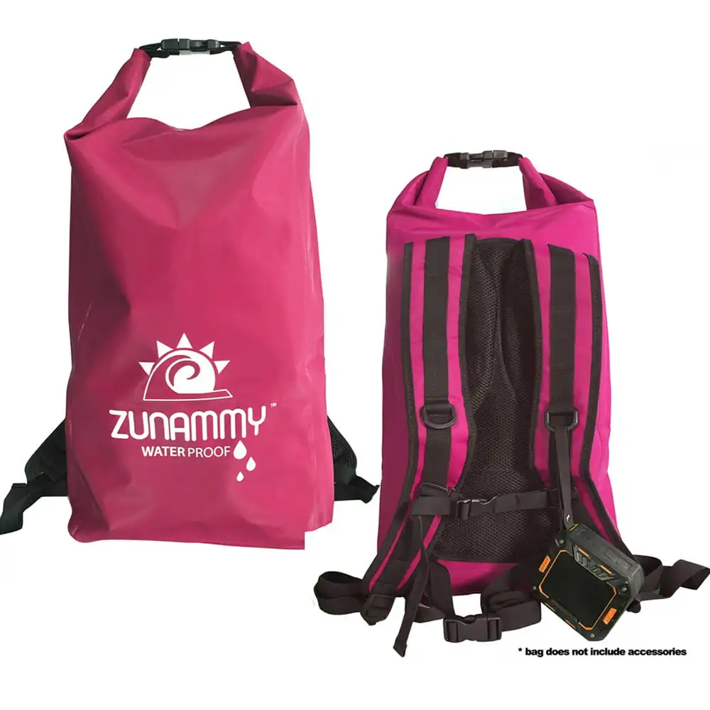 

Zunammy 30L Waterproof Dry Bag With Huge Capacity - Pink