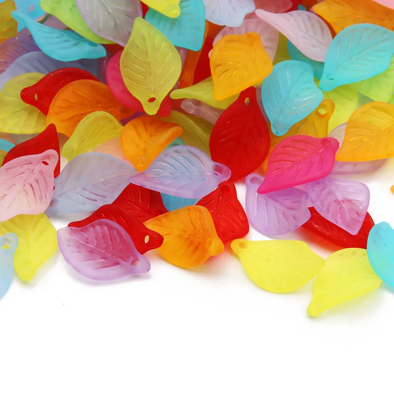 100 шт. Матовые акриловые Подвески 11 х18 мм |