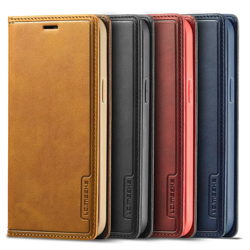

Protect Leather Case For Samsung Galaxy S23 Plus S22 S20 Ultra S21 FE S10 A52 A72 Note 10 Plus 20 Ultra Stand Flip Wallet Cover