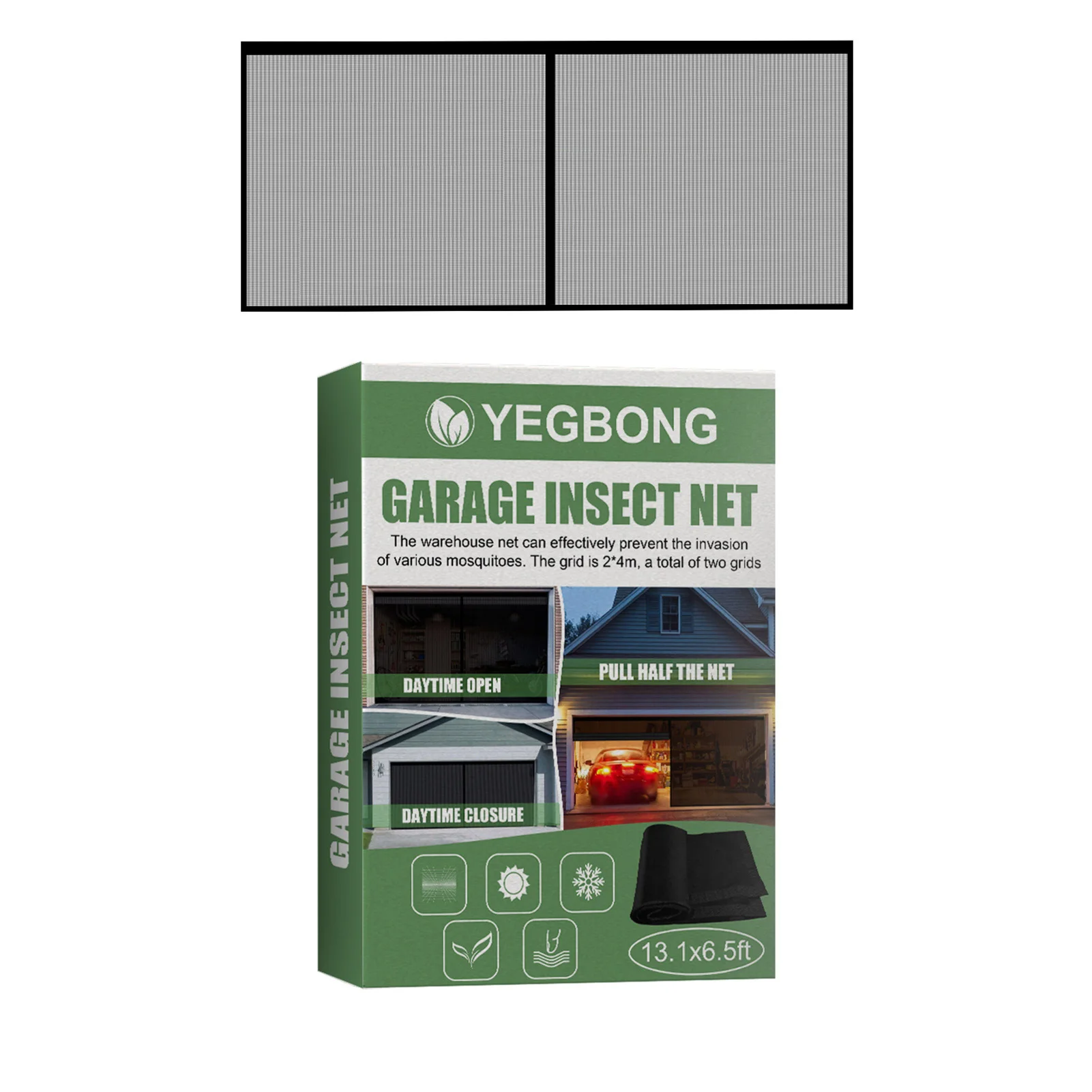 

Сетка для двери гаража, Самоуплотняющаяся Выдвижная сетка, не раздражает нежелательных животных, простая сборка