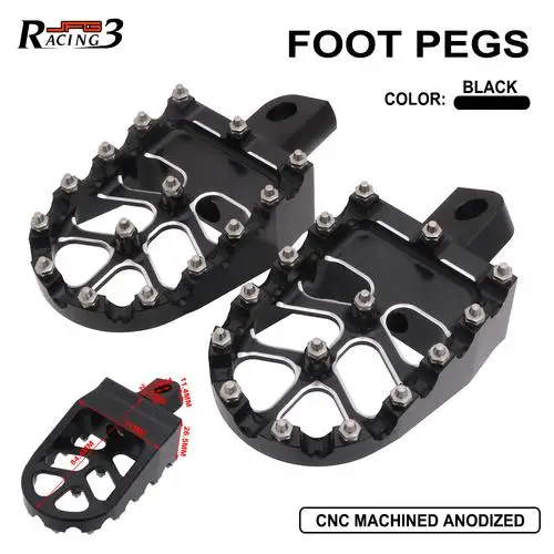 

Motorcycle CNC Footrest Footpeg Foot Pegs For Harley Honda Fatboy Iron Sportster 883 XL883 1200 Custom XL1200C