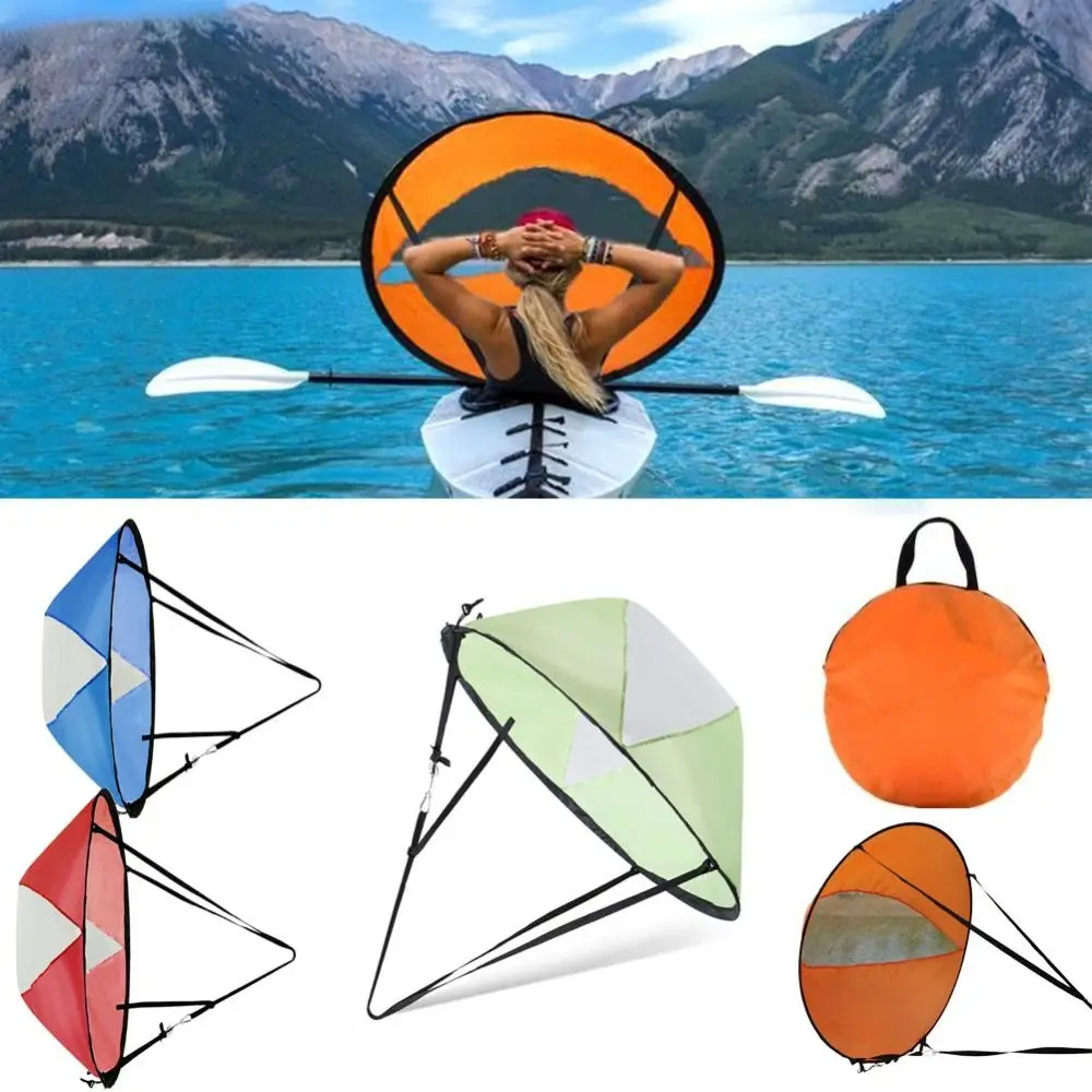 

Kayak Assistance Kayak Boat Wind Sail Foldable Paddle Board Sail Sailing Canoe Wind Clear Window