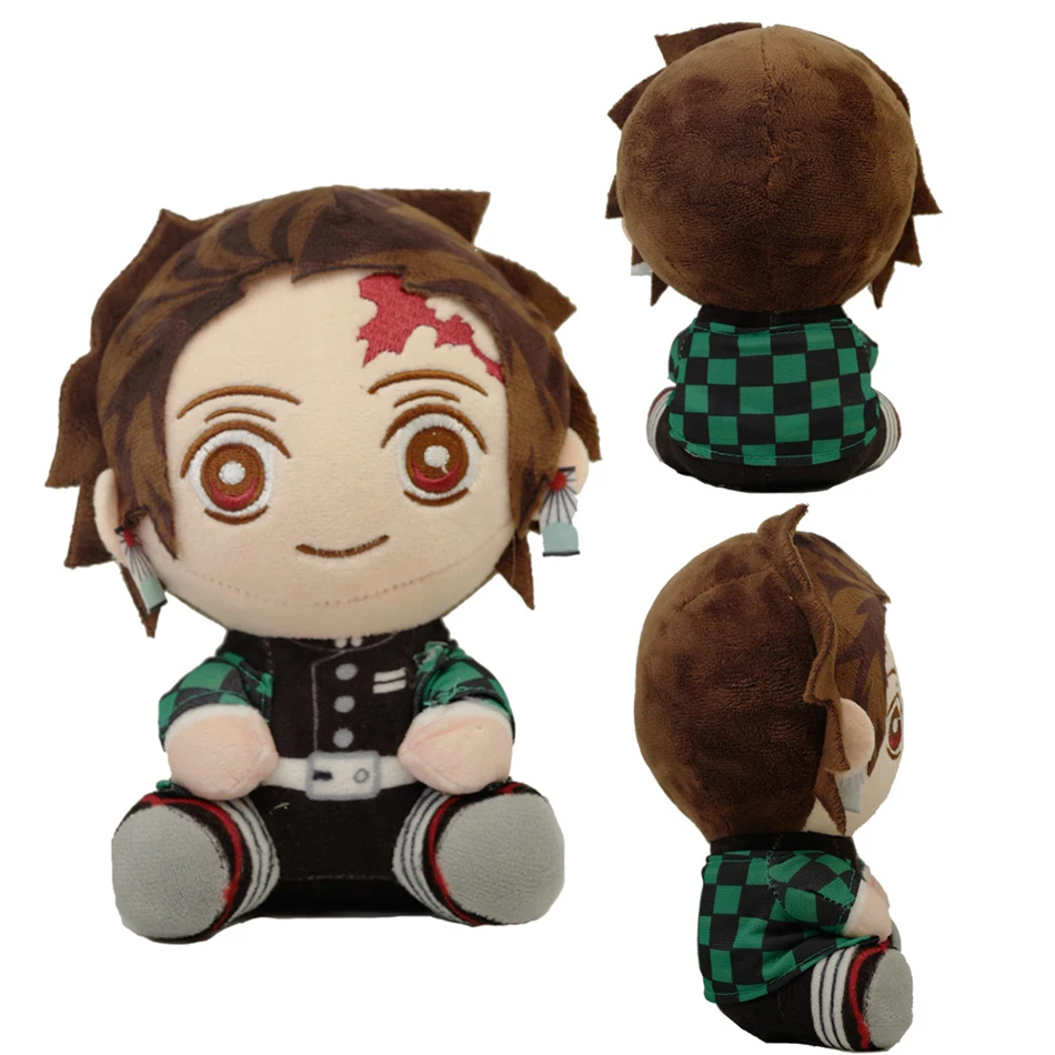 

20cm Japan Anime Demon Slayer Doll Plush Toys Kyoujurou,Tanjirou, Shinobu, Nezuko, Zenitsu, Giyuu,Inosuke Stuffed Dolls